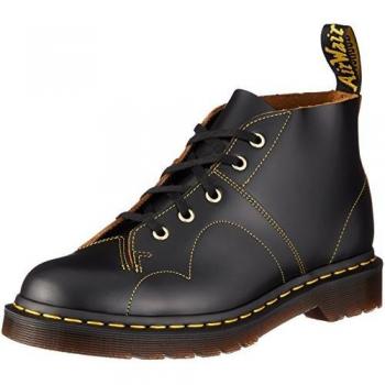 Dr. Martens Men's Vintage Smooth Black Church Boots, Size 45