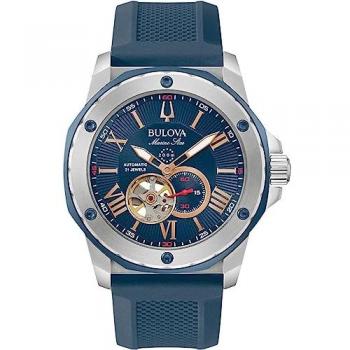 Bulova Men's Mechanical Marine Star Watch 98A282