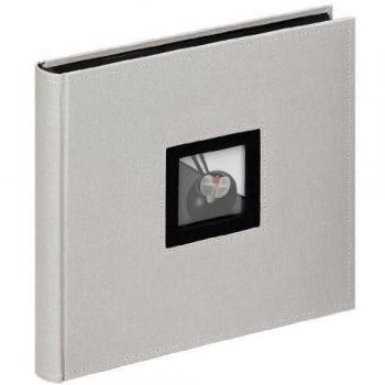 Walther, Black & White, Álbum De Fotos, Fa-209-D, 26x25 cm, 50 Páginas Negras, Gris