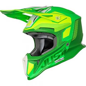 Casco de Cross Just1 J18 MIPS Pulsar Verde Lima Fluo 60-L