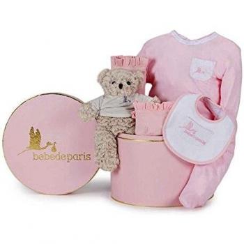 Corbeille nacimiento Essentiel clásico rosa