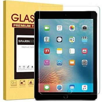 SPARIN New iPad 9,7 (2017) / ipad Pro 9.7 Protector de Pantalla, Vidrio Templado con [2.5D Borde Redondeado] [Alta Transparencia] [Alta Definición ] para New iPad 9,7 Compatible ipad Pro 9.7