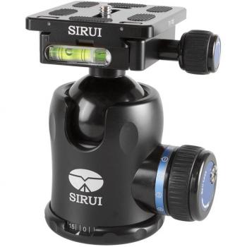 SIRUI K-30X Aluminium Tripod Ball Head 360° Rotating Panoramic Ballhead with TY-60X Arca Swiss Quick Release Plate and Bubble Level for Tripod Monopod DSLR Camera Load Capacity up to 30KG