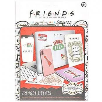 Paladone Products RD-RS460797- Friends Pegatinas - 4 láminas de pegatinas para ordenador, impermeables y reutilizables.