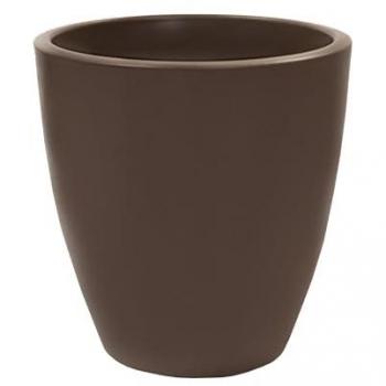 Maceta Accord 40 Blanco de Polietileno - Fácil Limpieza, Resistente a Impactos, Dimensiones: 40 cm