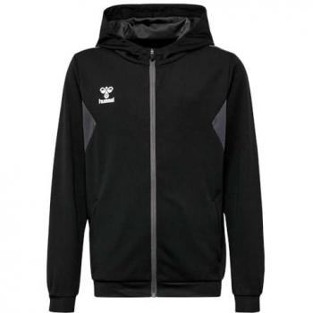 Hummel Chaqueta Authentic PL - Sudadera con Capucha para niños, Casaco de fato de treino com fecho éclair, material ligero y transpirable, diseño moderno, ajuste cómodo