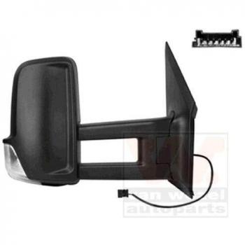 Espejo retrovisor VAN WEZEL 3077826, tipo: espejo retrovisor, características: diseño específico para vehículos, incluye soporte de montaje, vidrio templado, ajuste manual o eléctrico (dependiendo del modelo), acabado en negro