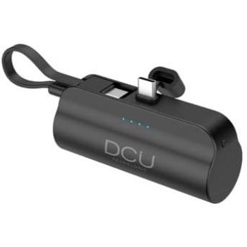 Batería Externa Mini Power Bank DCU 5000mAh USB-C con Soporte Horizontal y Carga Rápida
