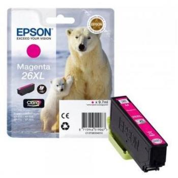 Cartucho de Tinta Epson 26XL (T2633) Magenta para Expression Premium XP-700/XP-600/XP-605/XP-800