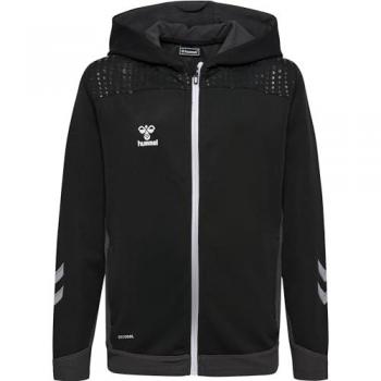Hummel Sudadera con Capucha Lead para niño, tipo de producto: sudadera con cremallera y capucha, características: diseño moderno, material suave y cómodo, cierre frontal con cremallera, ajuste regular, logo Hummel en el