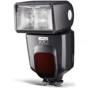 Metz Mecablitz 50 AF-1 Digital - Flash para Olympus/Panasonic, color negro