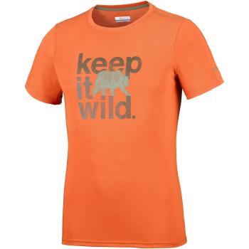 Columbia Miller Valley - Camiseta Manga Corta Hombre - Naranja Talla L 2018