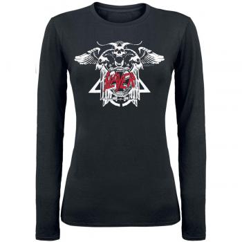 Slayer Triple Goat Camisa Manga Larga Negro S