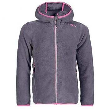 CMP Chaqueta de forro polar para niña Fix Hood 38P1455 GRAFFITE 110