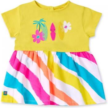 Tuc Tuc - Vestido de bebé niña combinado de manga corta Laguna Beach