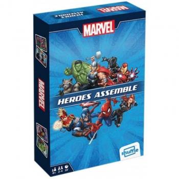 Shuffle Marvel Heroes Assemble Juego de Cartas Viaje/Aventura