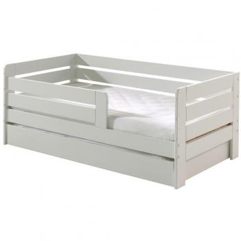 Cama Infantil Vipack Junior (70 x 140 cm) con Cajón y Somier de Listones, Fabricada en Europa