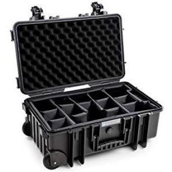 B&W International GmbH 6600/B/RPD Maletín Outdoor Cases, Negro