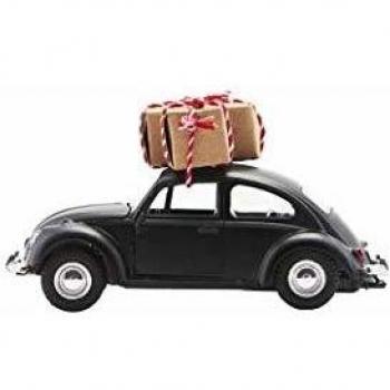 House Doctor, decoración, Coche de Navidad, Negro, Grande