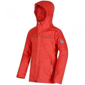 Regatta Chaqueta disguize II – Carcasa Impermeable para niños, Infantil, Color Neon Peach, tamaño Talla 7-8
