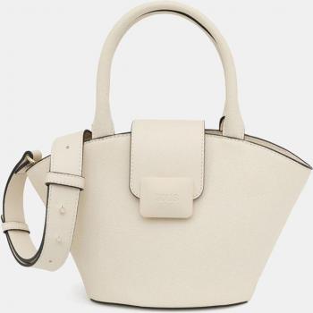 Capazo de Hombro S. Tous Lucia Beige con Detalles Elegantes