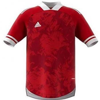 adidas Condivo 20 Jersey Camiseta, Niños, Team Power Red/White, 128