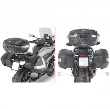 Portamaletas lateral GIVI Monokey para BMW S 1000 XR (2020-2021) - Soporte V35/V37