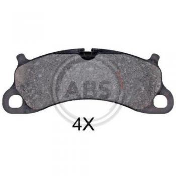 Juego de pastillas de freno A.B.S. 35010 para disco, compatible con Porsche