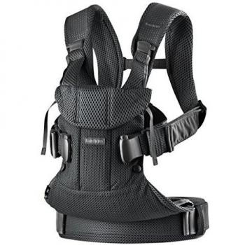 Mochila Portabebés BabyBjörn One Air en Malla Negra