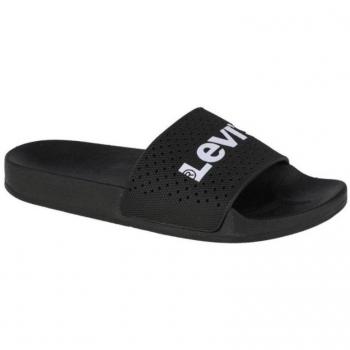 Chanclas de Mujer y Niña y Niño LEVIS 233015 JUNE PERFORADAS NEGRO - Chanclas, diseño perforado, color negro, marca Levi's, modelo June