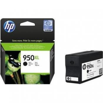 Cartucho de Tinta Original HP 950XL Negro Alta Ergonomía para Impresoras Officejet Pro (Rendimiento de hasta 2300 páginas)