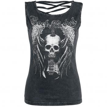 Rock Rebel by EMP Fallen Angel Top Mujer Negro XL