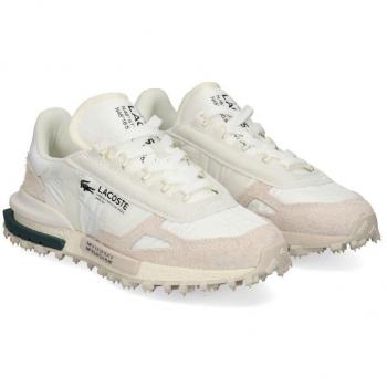 Zapatillas Blancas Lacoste Elite Active para Hombre, Ideales para Running y Deportes