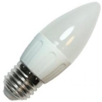 Aigostar 175887 - Bombilla LED C35, tipo vela, de 3 W, rosca grande y luz cálida