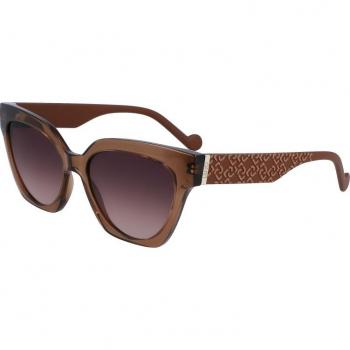 Liu Jo LJ778S 200 Women's Geometric Brown Sunglasses Size 55