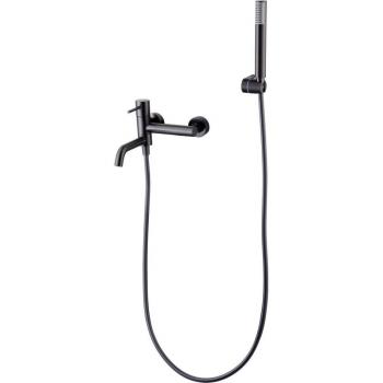 Kit de baño/ducha monomando Imex Monza en acabado black gun metal