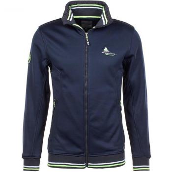 Peak Mountain Creen Shell Fleece Zip Sweatshirt