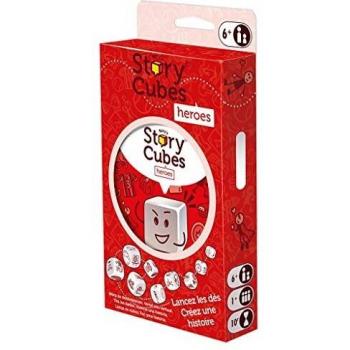 Zygomatic - Story Cubes Heroes Blister Eco, Juego de Dados Multilenguaje (incluye Español) (ASMRSC306ML1