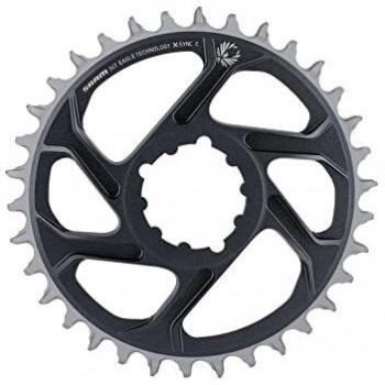 Sram Plato X-SYNC2 Eagle DM 6mm Offset 34D Gris LU, Adultos Unisex, Multicolor