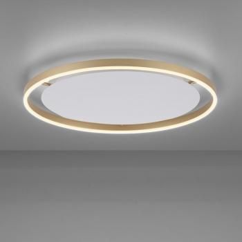 Lámpara de Techo LED Ritus en Oro 28W 3650lm, Regulable en 3 Niveles