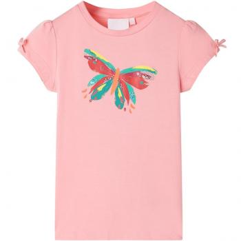 Camiseta infantil rosa 92