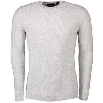 Superdry Hombre Jersey de algodón Supima de la colección Edit Jaspeado Plateado Pálido XXL