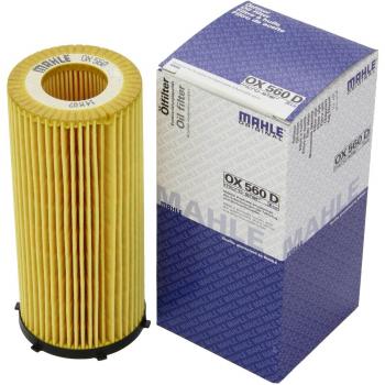 Filtro de aceite MAHLE KNECHT OX 560D, tipo de producto: filtro de aceite, características: diseño para filtración eficiente, alta capacidad de retención de suciedad, construcción robusta para garantizar durabilidad y rendimiento