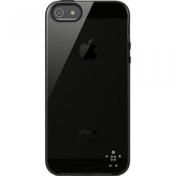 Belkin F8W093vfC00 - Funda TPU translucida para Apple iPhone 5, color negro