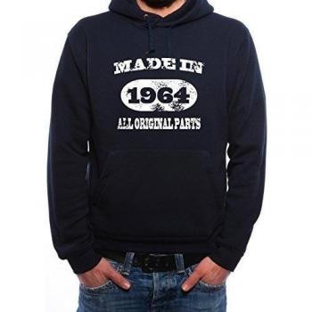 Mister Merchandise Hoodie para Hombre Made in 1964 Geburtstag - Sudadera con Capucha S-XXL - Muchos Colores