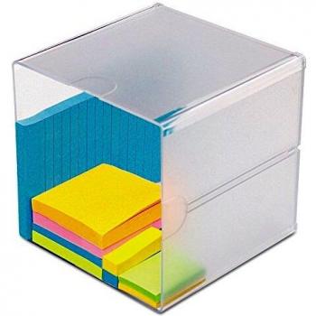 Desk Cube, Clear Plastic, 6 x 6 x 6, Sold as 1 Each