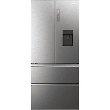 Haier FD 83 Serie 7 HFW7819EWMP Frigorífico Cuatro Puertas Independiente 537 L Clase E Color Platino Acero Inoxidable
