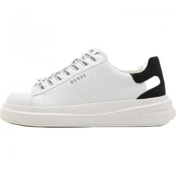 Guess Elba Sneakers With Branded Laces, Sneakers, male, White, Size: 10 US Men's Sneakers Autumn/Winter Collection