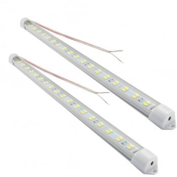 Barra de Luz, GLIME 36 LED Iluminación Interior 2 PCs Lámpara de Luces Decoración para Tronco de Coche Van Autobús Caravana Camarote de Barco Camión Despensa Toldos Garaje Autocaravana Cocina Baño