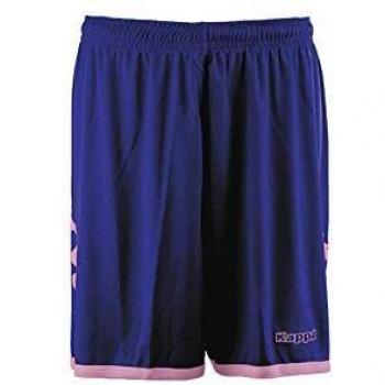 Kappa Salerne Pantalón Corto, Unisex, Azul Marino/Rosa, S/M